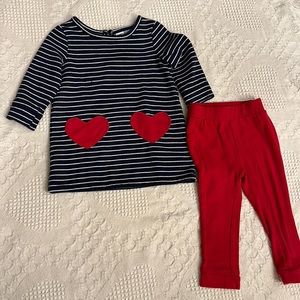 Old Navy 18-24 months sweater dress with leggings